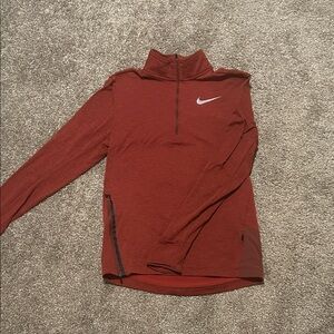 Nike Maroon Half-Zip Pullover